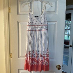 STEPS plaid floral striped dress
